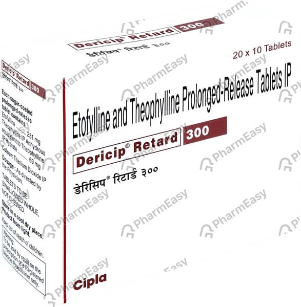 Dericip Retard 300mg Strip Of 10 Tablets