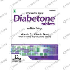 DIABETONE STRIP OF 15 TABLETS