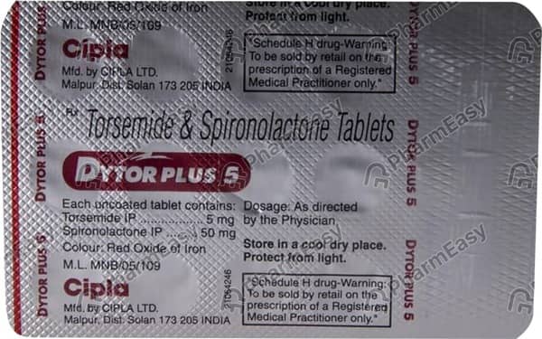 Dytor Plus 5mg Strip Of 10 Tablets