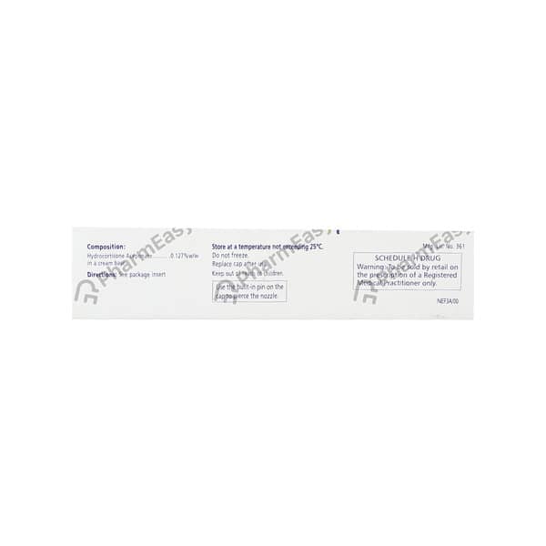 Efficort 0.127% Cream 10Gm