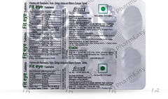 FIT EYE STRIP OF 10 TABLETS
