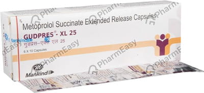 Gudpres Xl 25mg Strip Of 10 Capsules
