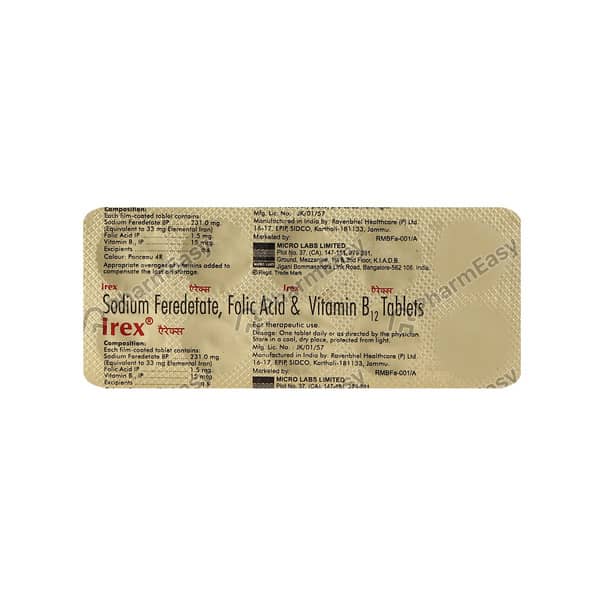 Irex Strip Of 10 Tablets