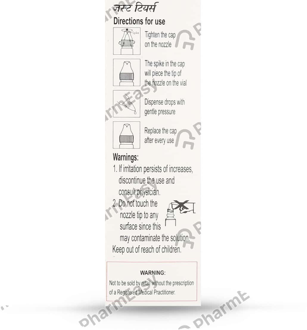 Just Tears 0.5 W/V Eye Drop (10) Uses, Side Effects, Price & Dosage