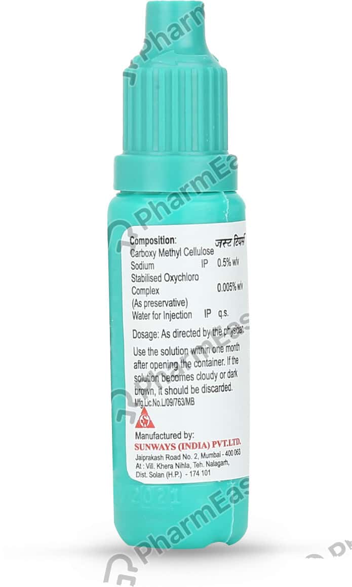 Just Tears 0.5 W/V Eye Drop (10) Uses, Side Effects, Price & Dosage