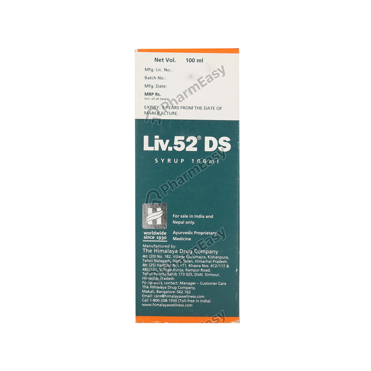 Buy Liv 52 Ds Syrup 100 Online At Flat 18 OFF PharmEasy