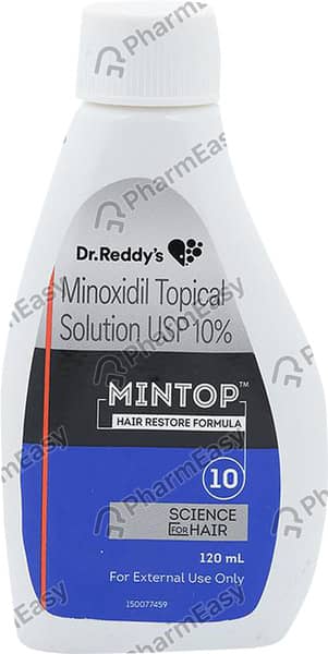Mintop 10% Bottle Of 120ml Solution