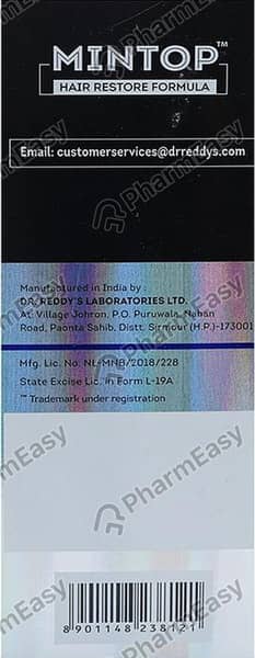 Mintop 10% Bottle Of 120ml Solution