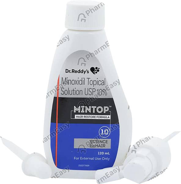 Mintop 10% Bottle Of 120ml Solution