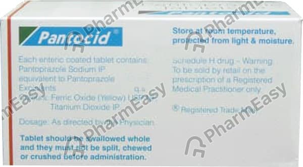 Pantocid Fast 40mg Strip Of 10 Tablets