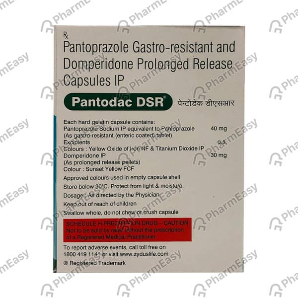 Pantodac Dsr Strip Of 10 Capsules