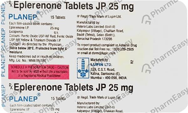 Planep 25mg Strip Of 10 Tablets