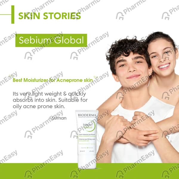 Bioderma Sebium Global Care For Acne-Prone Skin- Eliminates Spots Blackheads