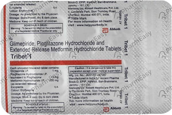 Tribet 1mg Strip Of 10 Tablets