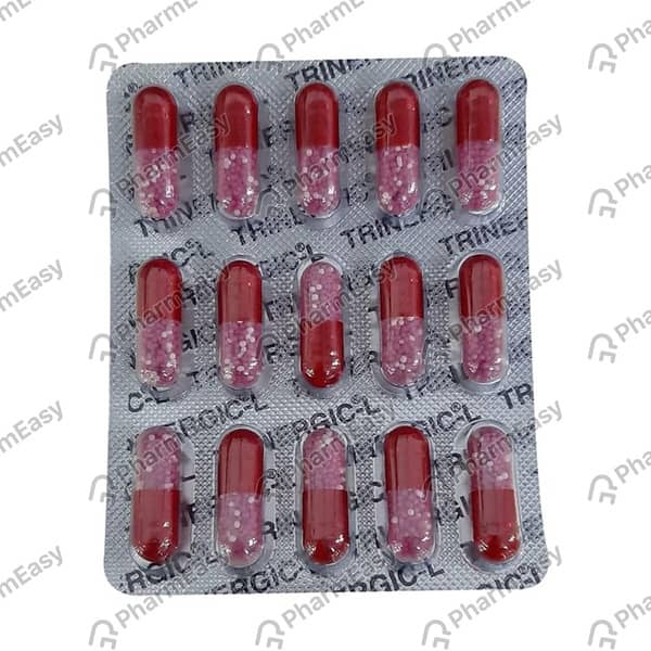 Trinergic L Strip Of 10 Capsules