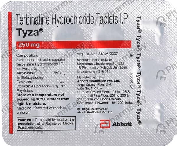 Tyza 250mg Strip Of 7 Tablets