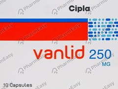VANLID 250MG STRIP OF 10 CAPSULES