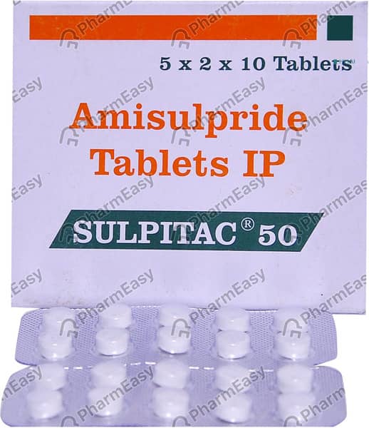 Sulpitac 50mg Strip Of 10 Tablets