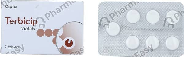 टर्बिशिप 250एमजी की स्ट्रिप 7 टैबलेट्स