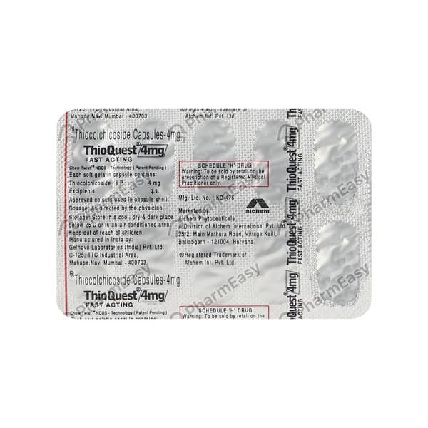 Thioquest 4mg Capsule