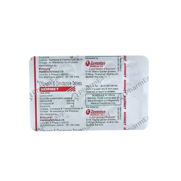Normet 200mg Strip Of 10 Tablets