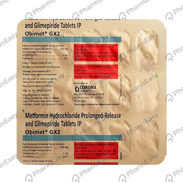 Obimet Strip Of 10 Tablets