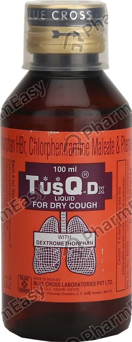 Tusq Dx Cough Bottle Of 100ml Syrup