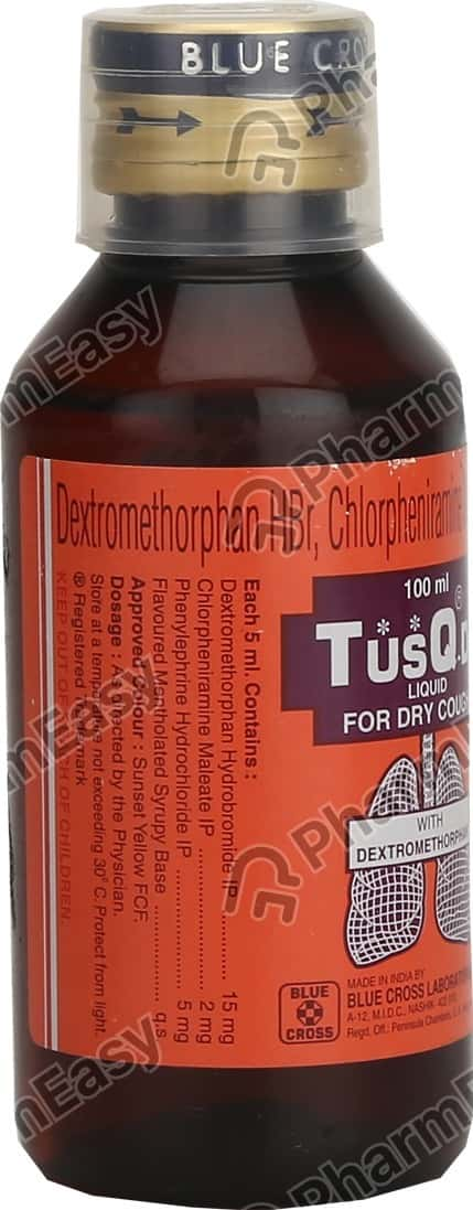 Tusq Dx Cough Syrup 100ml