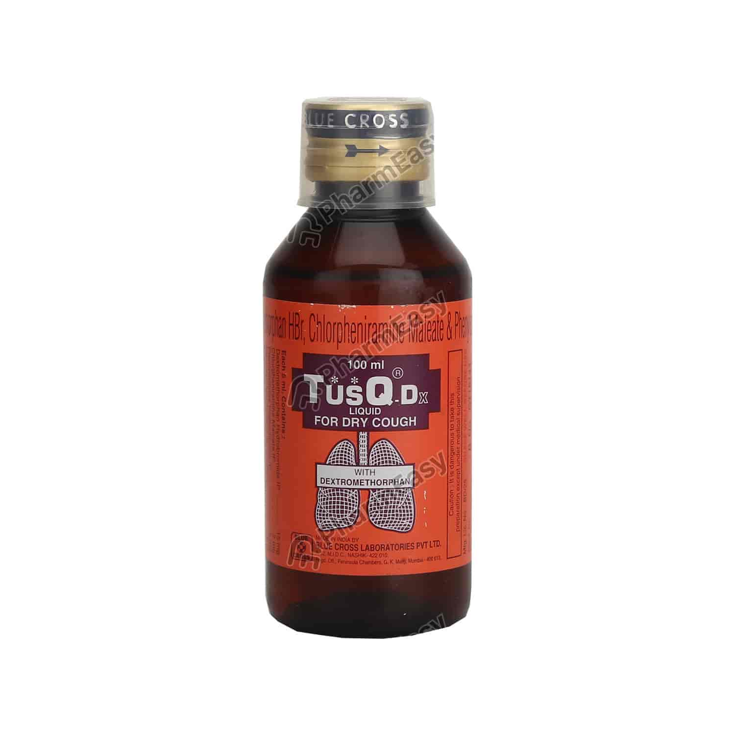 Buy Tusq Dx Cough Syrup 100ml Online at Flat 18 OFF* PharmEasy