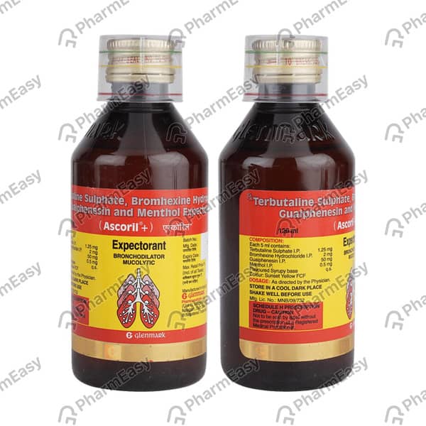 Ascoril Plus Bottle Of 100ml Expectorant