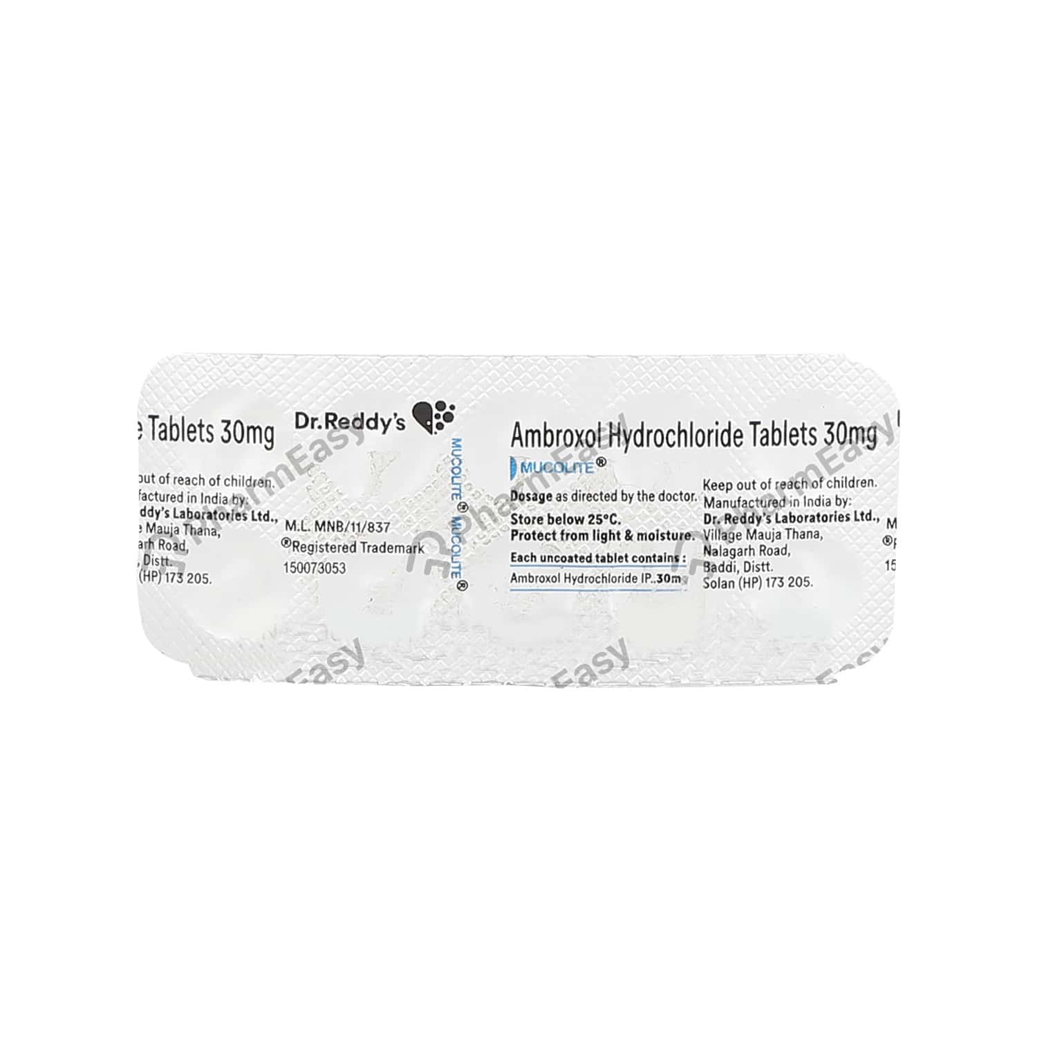 Mucolite 30mg Tab Uses, Side Effects, Dosage, Composition & Price