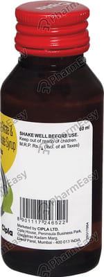 Nocold Plus Bottle Of 60ml Syrup