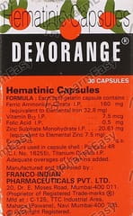 Dexorange Bottle Of 30 Capsules