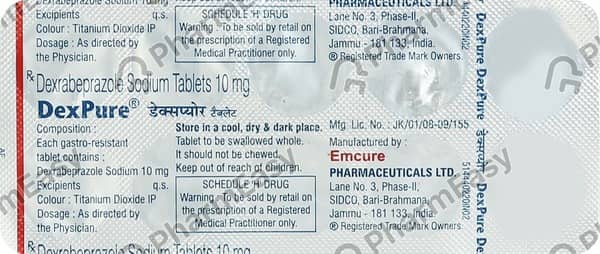 Dexpure 10Mg Strip Of 10 Tablets
