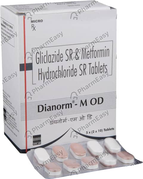 Dianorm M Od Strip Of 10 Tablets