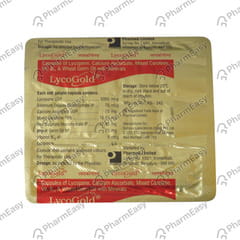LYCOGOLD STRIP OF 10 CAPSULES