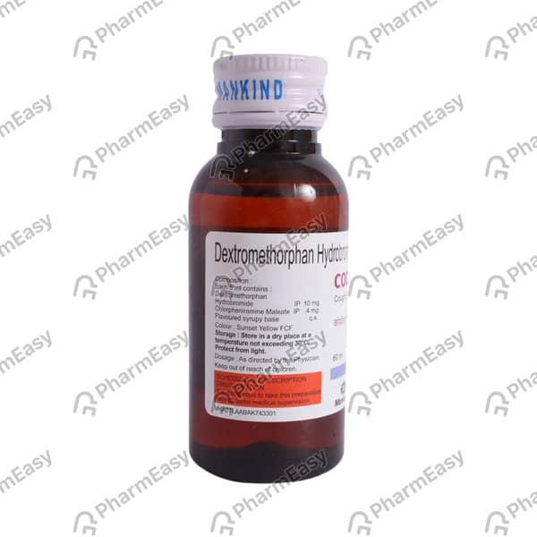 Codistar Dx Bottle Of 60ml Cough Syrup