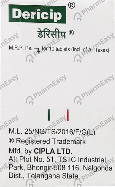 Dericip Strip Of 10 Tablets