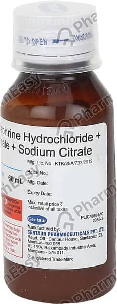 Sinarest Plus Bottle Of 60ml Suspension