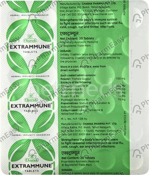 Extrammune Strip Of 30 Tablets