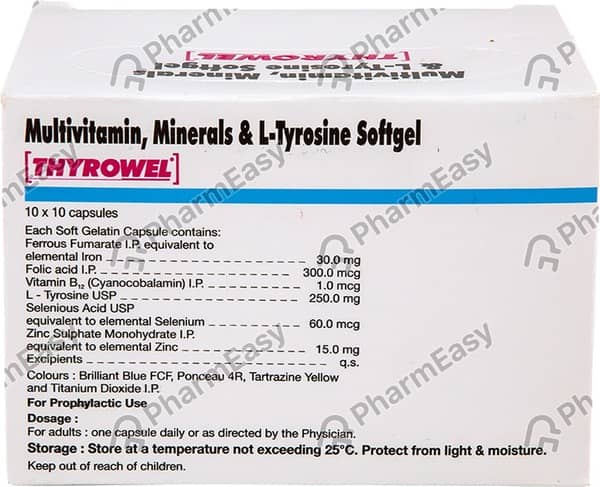 Thyrowel Strip Of 10 Capsules