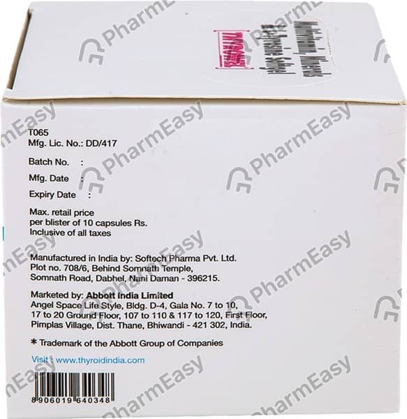 Thyrowel Strip Of 10 Capsules