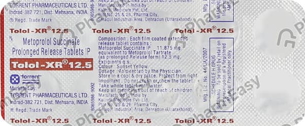Tolol Xr 12.5Mg Strip Of 10 Tablets