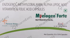 Myelogen Forte Strip Of 10 Capsules
