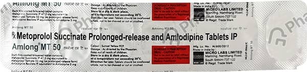 Amlong Mt 50Mg Strip Of 7 Tablets