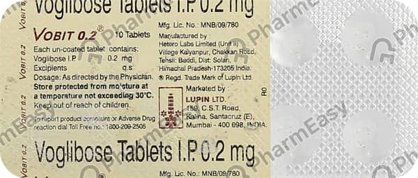 Vobit 0.2Mg Strip Of 10 Tablets