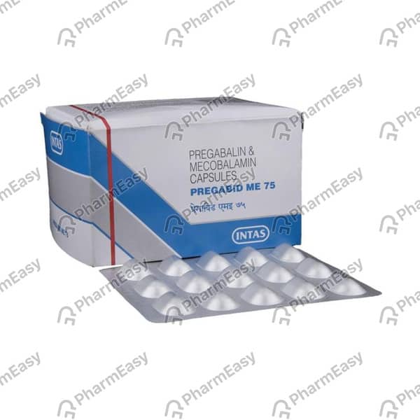 Pregabid Me 75mg Strip Of 10 Capsules