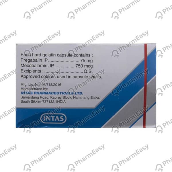 Pregabid Me 75mg Strip Of 10 Capsules