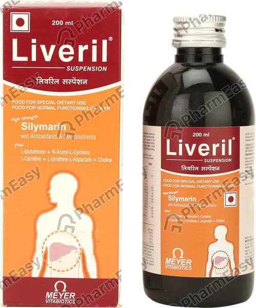 Liveril Bottle Of 200Ml Suspension (Red)