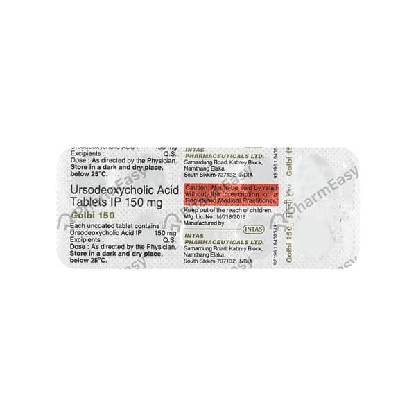 Golbi 150Mg Strip Of 10 Tablets